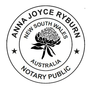 Anna Joyce Ryburn - Notary Seal Impression
